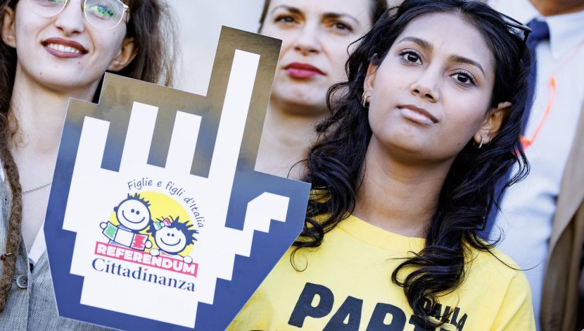 Consegna alla Corte di Cassazione delle firme raccolte per il referendum sulla cittadinanza, Roma, Lunedì, 30 Settembre 2024 (Foto Roberto Monaldo / LaPresse)