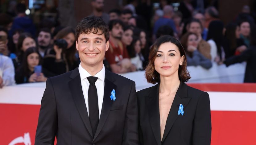 Festival del Cinema di Roma 2024, Lino Guanciale e la moglie Antonella Liuzzi sul reda carpet