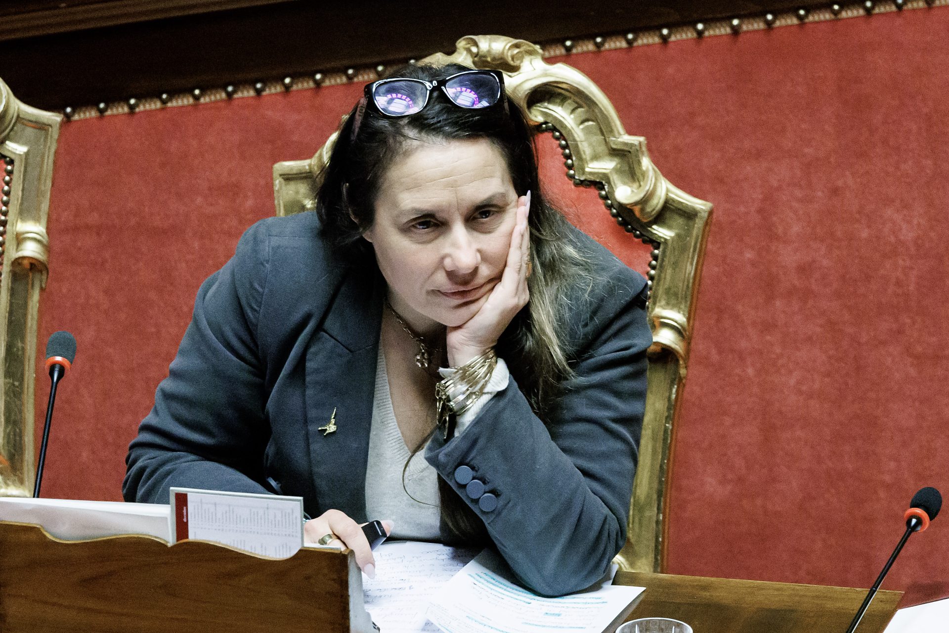 La ministra Alessandra Locatelli alla camera