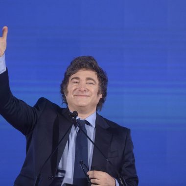 Javier Milei, Presidente dell'Argentina, interviene a 'Atreju 2024', meeting organizzato da 'Fratelli d'Italia'